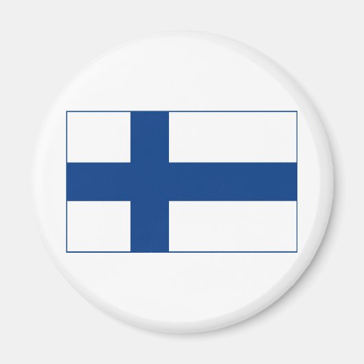 Aimant Drapeau Finlande (Devant)