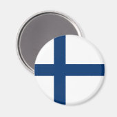 Aimant Drapeau Finlande (Recto/Verso)