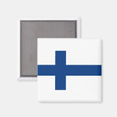 Aimant Drapeau Finlande (Recto/Verso)