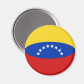 Aimant Drapeau Fish-eye Venezuela (Recto/Verso)