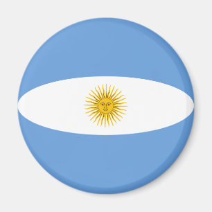 Aimant Drapeau Fisheye Argentine