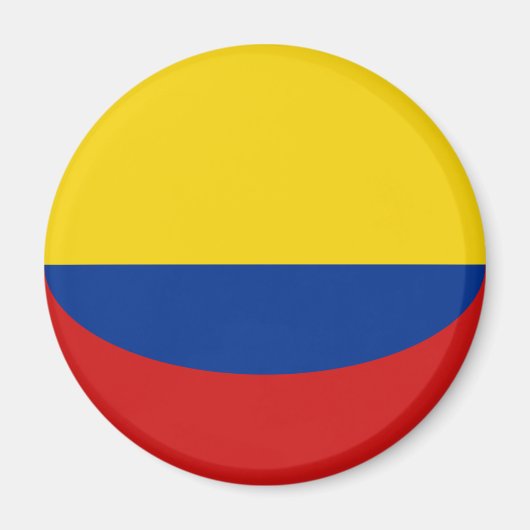 Aimant Drapeau Fisheye Colombie (Devant)