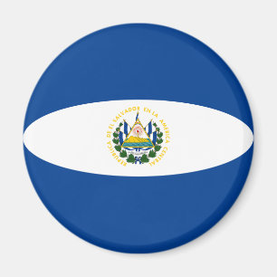 Aimant drapeau fisheye El Salvador