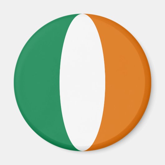 Aimant Drapeau Fisheye Irlande (Devant)