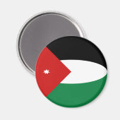 Aimant drapeau fisheye Jordan (Recto/Verso)