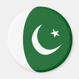Aimant drapeau fisheye pakistanais