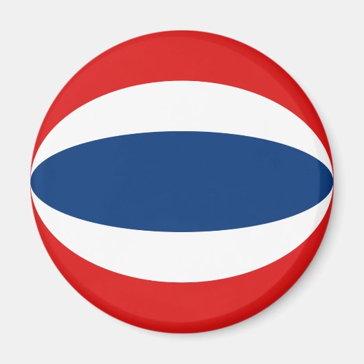 Aimant drapeau fisheye Thaïlande (Devant)