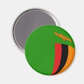 Aimant Drapeau Fisheye Zambie (Recto/Verso)