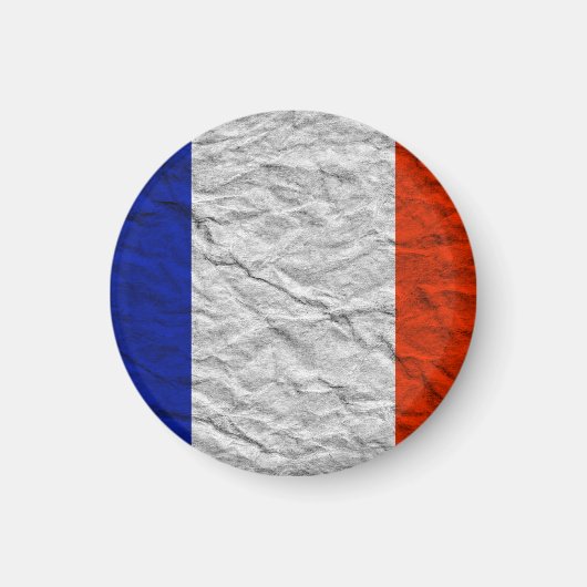 Aimant drapeau français (Devant)