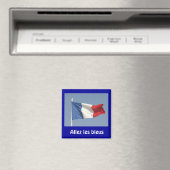 Aimant Drapeau français, Allez les bleus (In Situ (Lave-vaisselle))