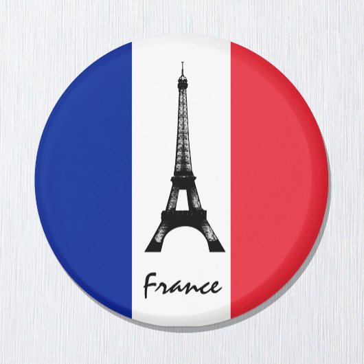 Aimant Drapeau français Magnet, Tour Eiffel, vacances, Fr
