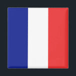 Aimant Drapeau français Tricolore<br><div class="desc">Le drapeau de France ou Drapeau de la France est un drapeau tricolore avec trois bandes verticales colorées bleu, blanc et rouge. Il est connu comme le Tricolor français ou simplement le Tricolor ou Tricolor. Au début de la Révolution française, la milice de Paris, qui jouait un rôle de premier...</div>