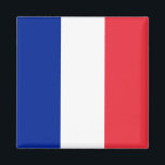 Aimant Drapeau France<br><div class="desc">Le drapeau français est un tricolore vertical. Les couleurs utilisées dans le drapeau sont le bleu, le rouge, le blanc. La proportion du drapeau français est de 2:3. Le drapeau de la France fut adopté en 1830. La première utilisation de la conception actuelle du drapeau remonte à 1794. La dernière...</div>