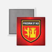 Aimant Drapeau Fredrikstad (Recto/Verso)