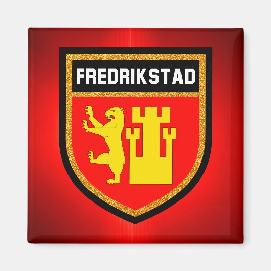 Aimant Drapeau Fredrikstad (Devant)