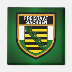 Aimant Drapeau Freistaat Sachsen