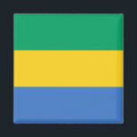 Aimant Drapeau Gabon<br><div class="desc">Produits World Flag personnalisables - N'hésitez pas à ajouter votre propre texte.</div>