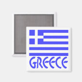 Aimant Drapeau grec (Recto/Verso)