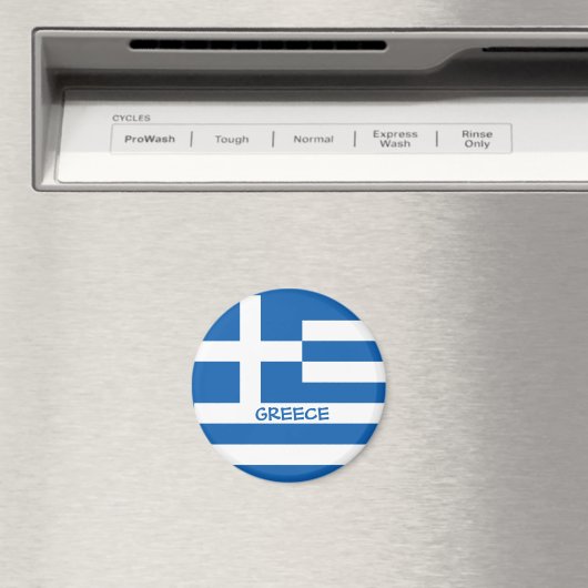 Aimant Drapeau grec (In Situ (Lave-vaisselle))