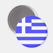 Aimant Drapeau Grec Totalement (Recto/Verso)