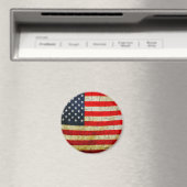 Aimant Drapeau Grunge America (In Situ (Lave-vaisselle))