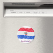 Aimant Drapeau Grunge Paraguay (In Situ (Lave-vaisselle))