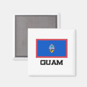 Aimant Drapeau Guam (Recto/Verso)