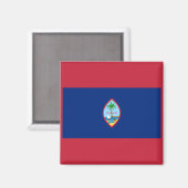 Aimant Drapeau Guam (Recto/Verso)
