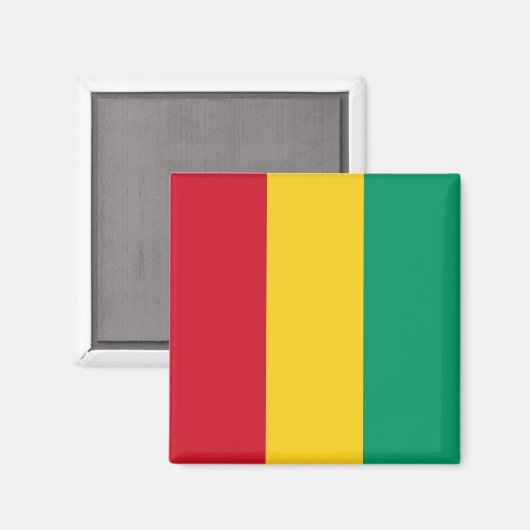 Aimant Drapeau Guinée (Recto/Verso)