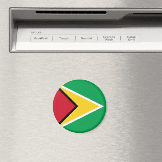 Aimant Drapeau Guyana (In Situ (Lave-vaisselle))