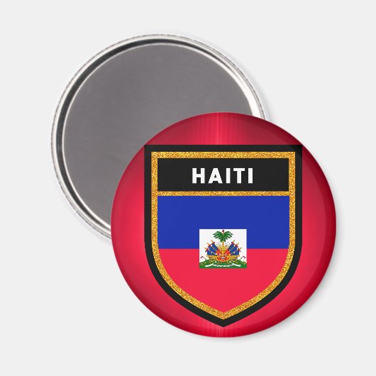 Aimant Drapeau Haïti (Recto/Verso)