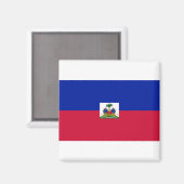 Aimant Drapeau Haïti (Recto/Verso)