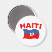 Aimant Drapeau Haïti 3 (Recto/Verso)