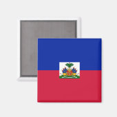Aimant Drapeau Haïti (Haïti) (Recto/Verso)
