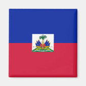 Aimant Drapeau Haïti HT (Devant)