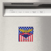 Aimant Drapeau Idaho USA (In Situ (Lave-vaisselle))