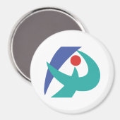 Aimant Drapeau Iga, Mie, Japon (Recto/Verso)