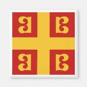 Aimant Drapeau impérial byzantin, XIVe siècle (Devant)