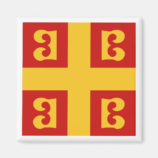 Aimant Drapeau impérial byzantin, XIVe siècle (Devant)