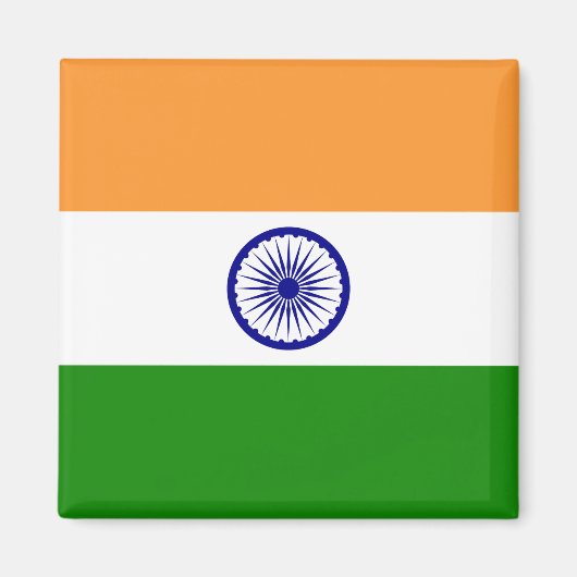 Aimant Drapeau indien (Devant)