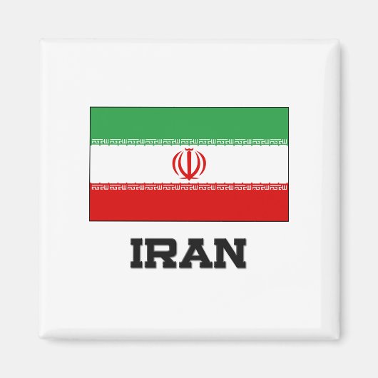 Aimant Drapeau Iran (Devant)