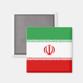Aimant Drapeau Iran (Iran) (Recto/Verso)