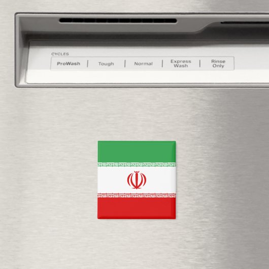 Aimant Drapeau Iran (Iran) (In Situ (Lave-vaisselle))
