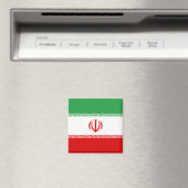 Aimant Drapeau iranien (Iran) (Persan) (In Situ (Lave-vaisselle))