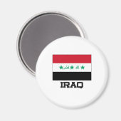 Aimant Drapeau Iraq (Recto/Verso)