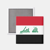 Aimant Drapeau Iraq (Iraq) (Recto/Verso)