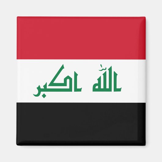 Aimant Drapeau Iraq (Iraq) (Devant)