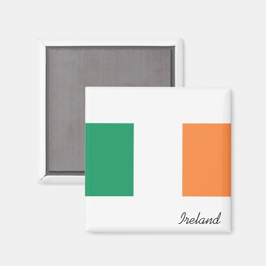 Aimant Drapeau irlandais (Recto/Verso)