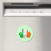 Aimant Drapeau irlandais (In Situ (Lave-vaisselle))