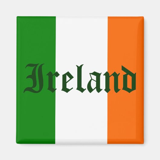 Aimant Drapeau irlandais (Devant)